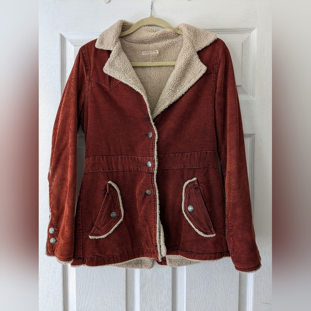 Corduroy Sherpa lined jacket
